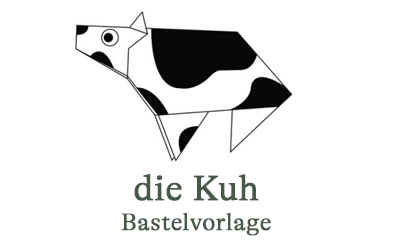 Big 5 Bastelvorlage - die Kuh