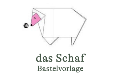 Big 5 Bastelvorlage - das Schaf