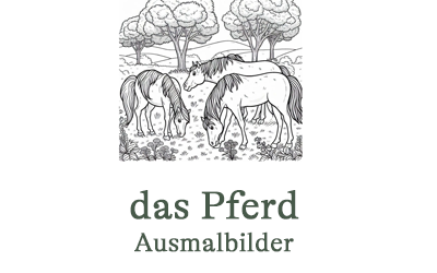 Ausmalbilder mit Pferden