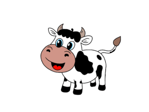 Die Kuh der Big 5 am Bauernhof