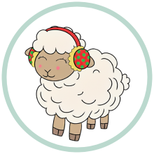 Schaf Steffi im Winter.