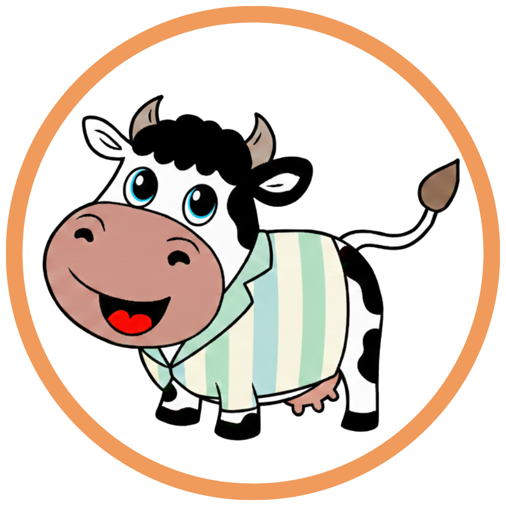 Kuh Siggi im Frühling.